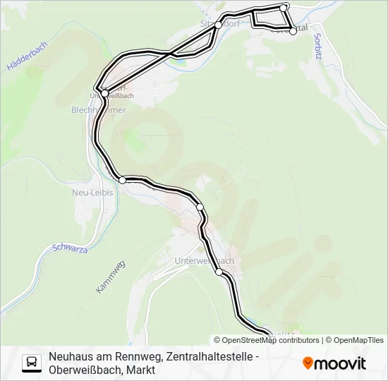 Автобус 313: карта маршрута