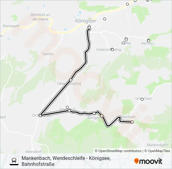 330 Bus Line Map