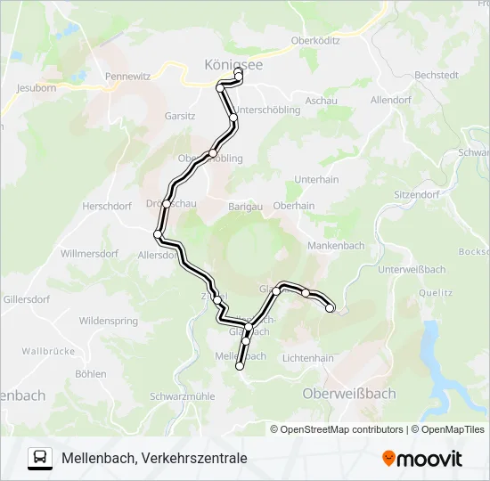 331 Bus Line Map