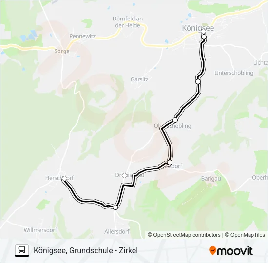331 Bus Line Map
