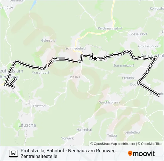 407 Bus Line Map
