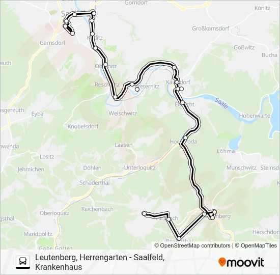 Автобус 554: карта маршрута