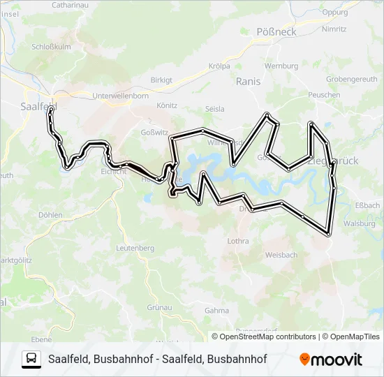 590 Bus Line Map