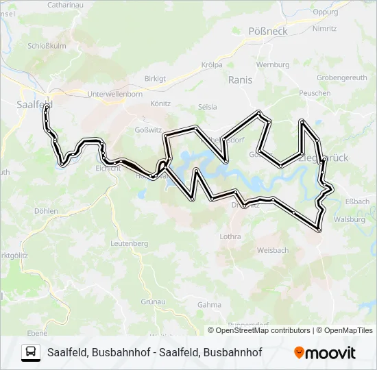 590 Bus Line Map