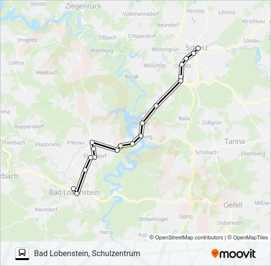 610 Bus Line Map