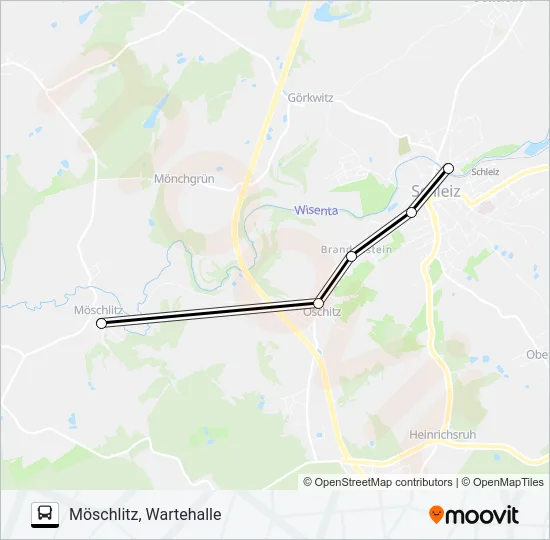 611 Bus Line Map
