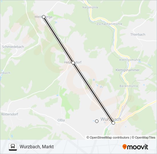 612 Route: Schedules, Stops & Maps - Wurzbach, Markt (Updated)