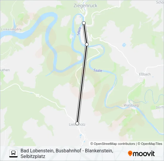 620 Bus Line Map
