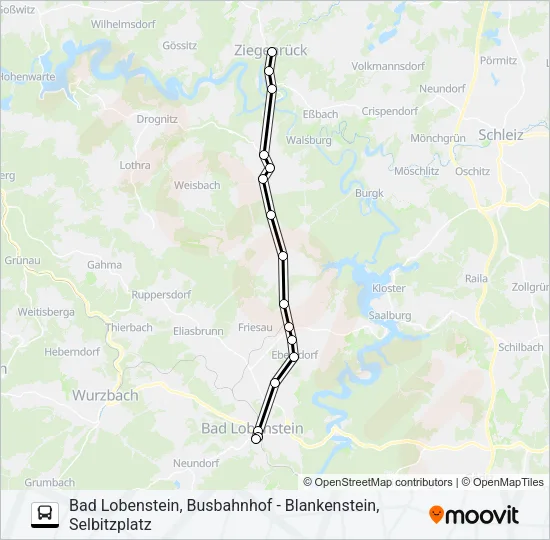 620 Bus Line Map