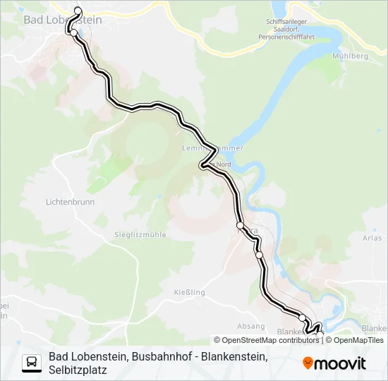 620 Bus Line Map