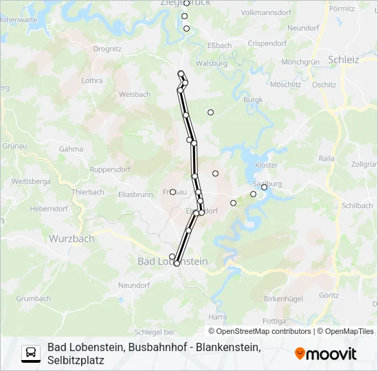 620 Bus Line Map