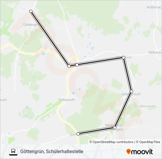 710 Bus Line Map