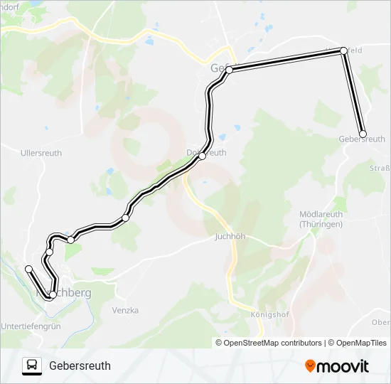 710 Bus Line Map