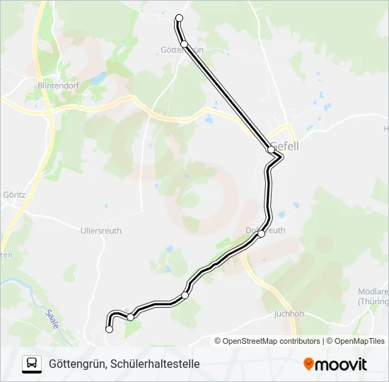 710 Bus Line Map