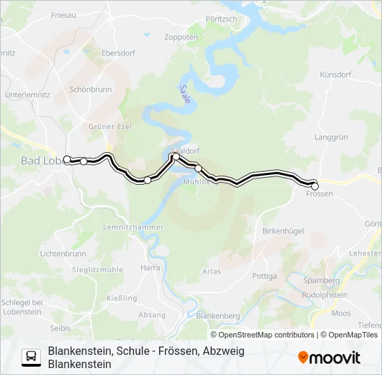 720 Bus Line Map