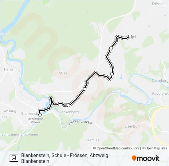 720 Bus Line Map