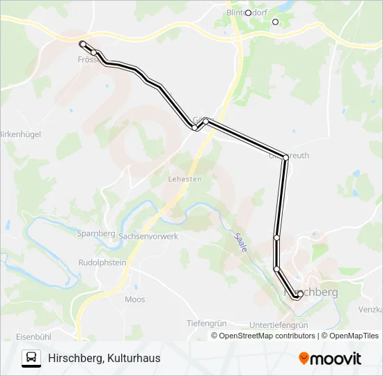 721 Bus Line Map