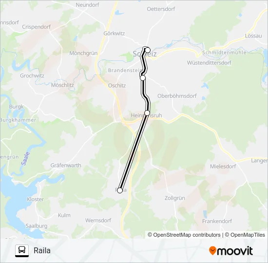 730 Bus Line Map