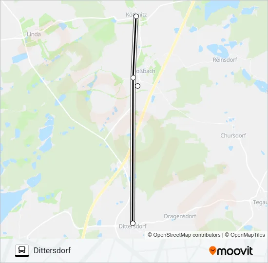 820 Bus Line Map