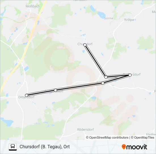 820 Bus Line Map