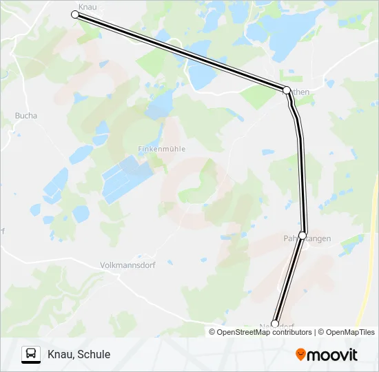 821 Bus Line Map