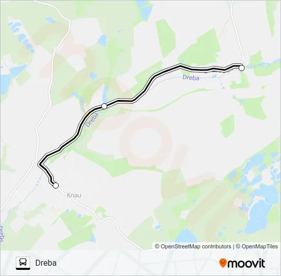 822 Bus Line Map