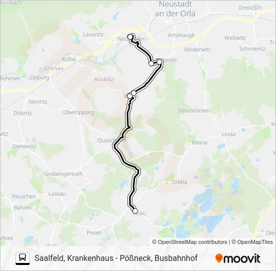 Автобус 944: карта маршрута