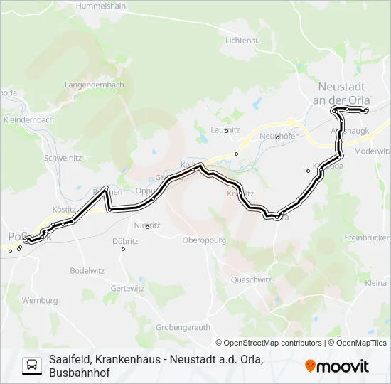944 Bus Line Map