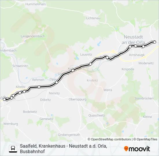 944 Bus Line Map