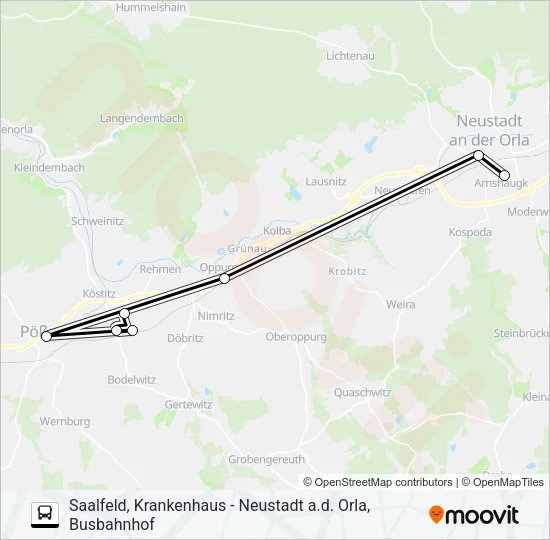 944 Bus Line Map