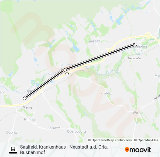 944 Bus Line Map