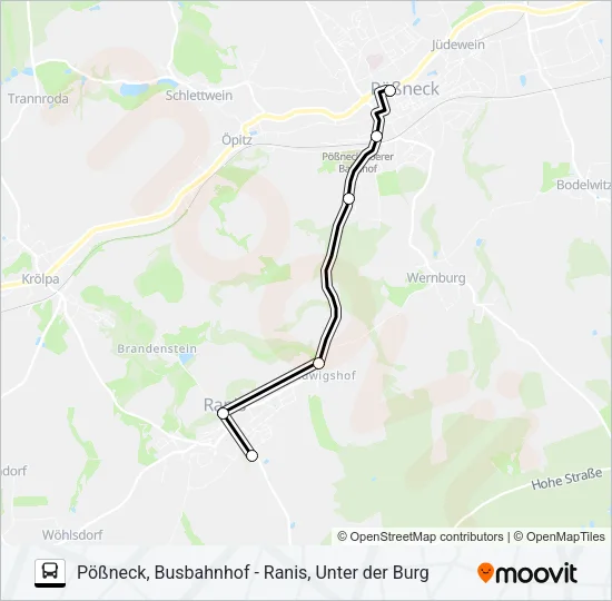966 Bus Line Map