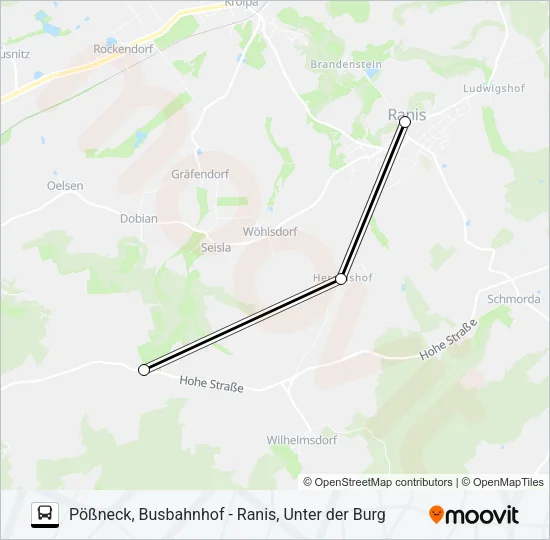 966 Bus Line Map