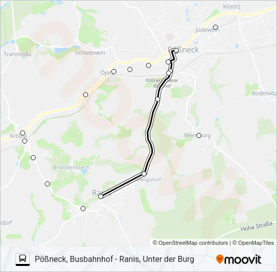 966 Bus Line Map