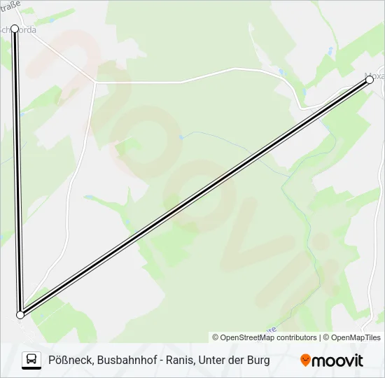 966 Bus Line Map