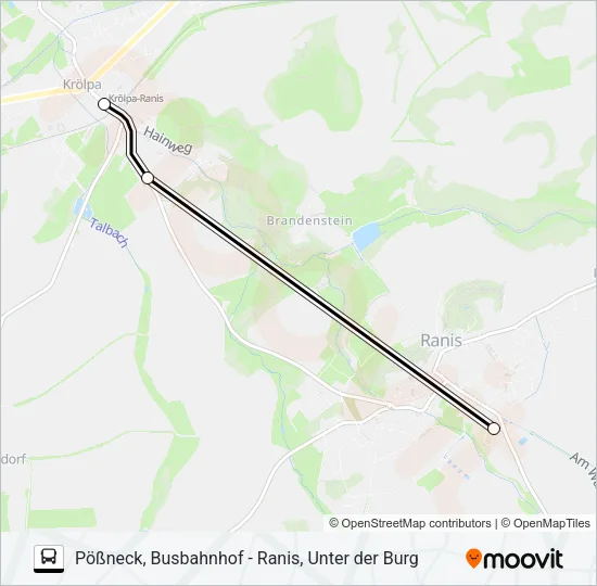 966 Bus Line Map