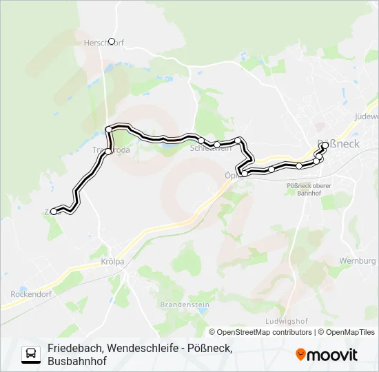 969 Bus Line Map
