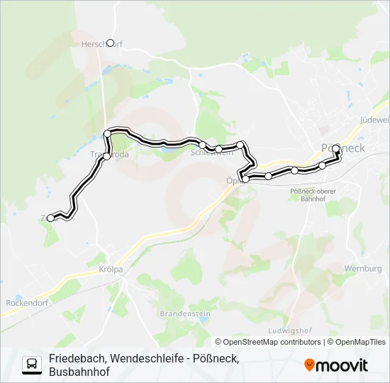 969 Bus Line Map