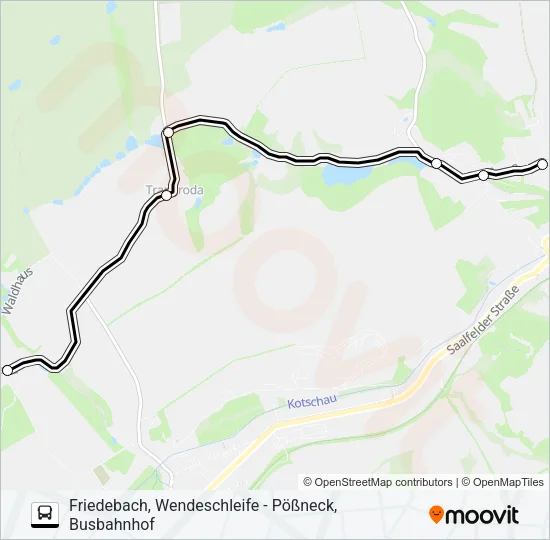 969 Bus Line Map