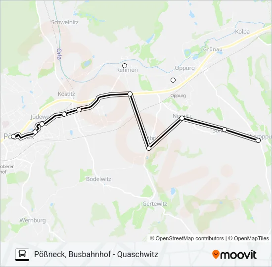 971 Bus Line Map