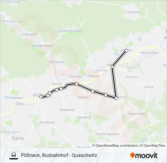 971 Bus Line Map
