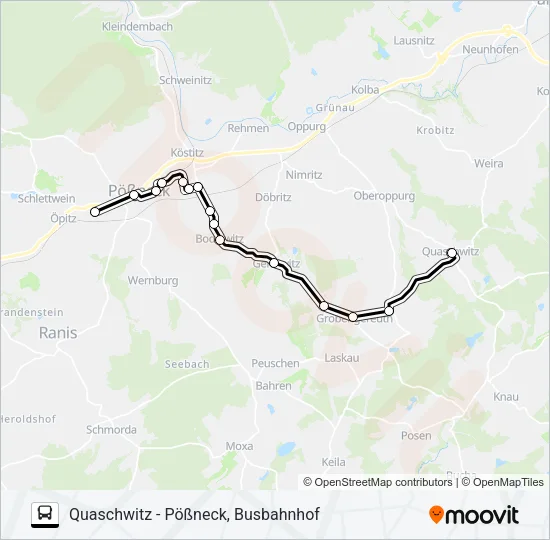 972 Bus Line Map