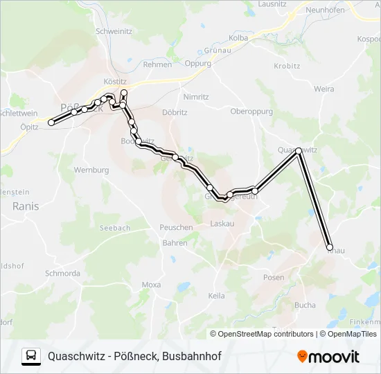 972 Bus Line Map