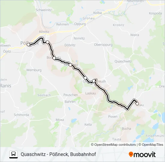 972 Bus Line Map
