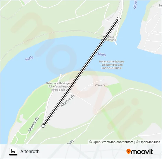 986 Bus Line Map