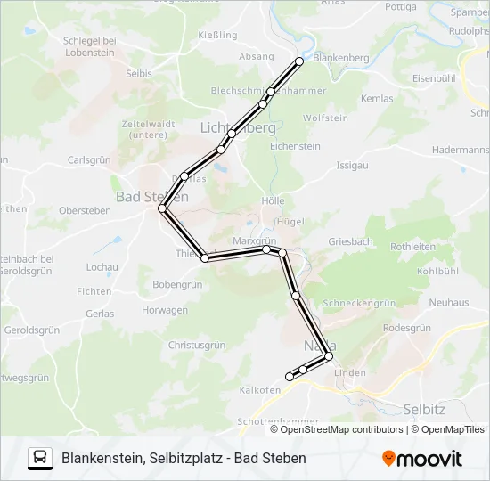 1585 Bus Line Map