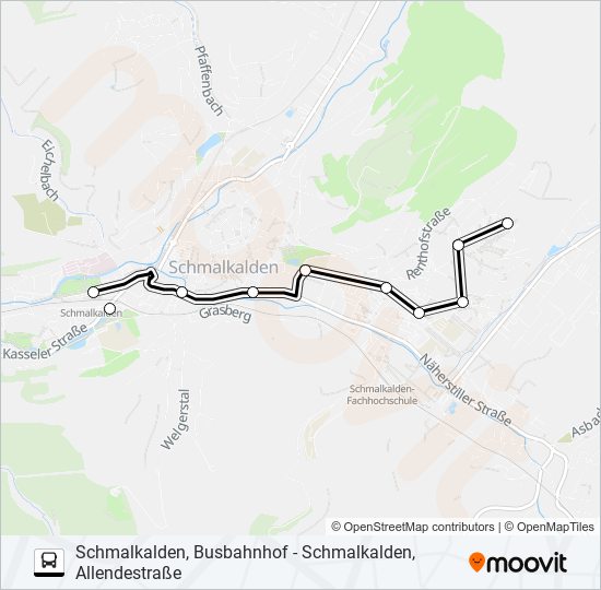 40 bus Line Map