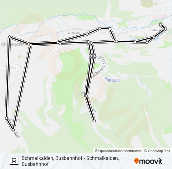 42 bus Line Map