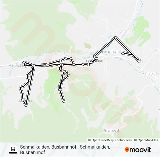 42 Bus Line Map