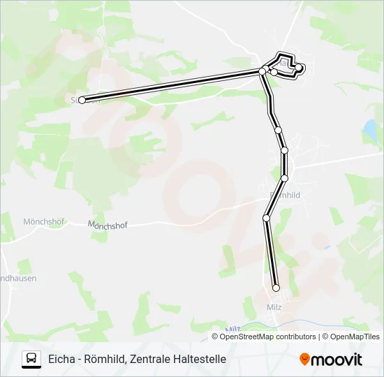 404 Bus Line Map